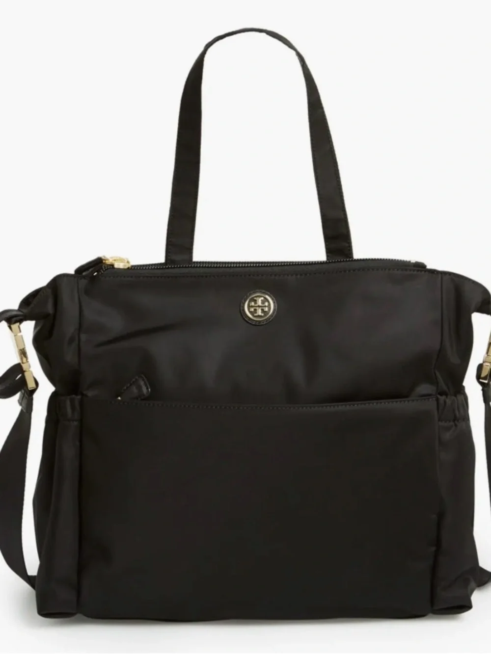Tory Burch Black Nylon Baby Bag Tote 🖤